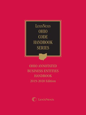 cover image of LexisNexis Ohio Annotated Business Entities Handbook